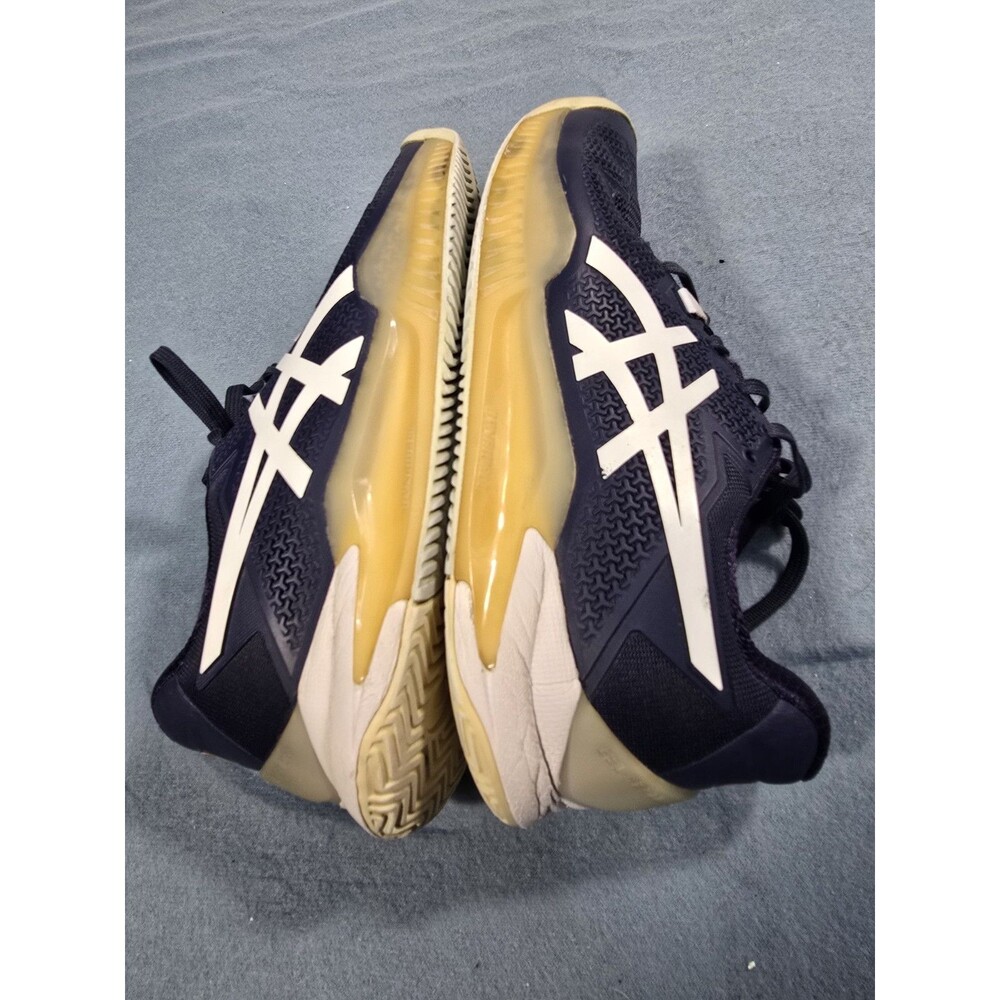 ASICS Women's Sz 7.5 GEL-Resolution 8 Tennis/Pickleball Shoes in Peacoat/White - Picture 4 of 16